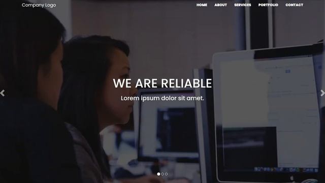 Awesome Bootstrap slider with Text Animation смотреть онлайн