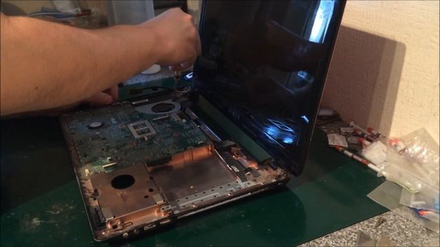 Asus K53E / X53E Full Laptop Disassembly + Screen replacement смотреть онлайн