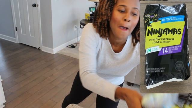 TRYING ON Pampers Ninjamas (REQUESTED VIDEO) DID IT FIT?| Nighttime Disposable Pants TRYON! смотреть онлайн