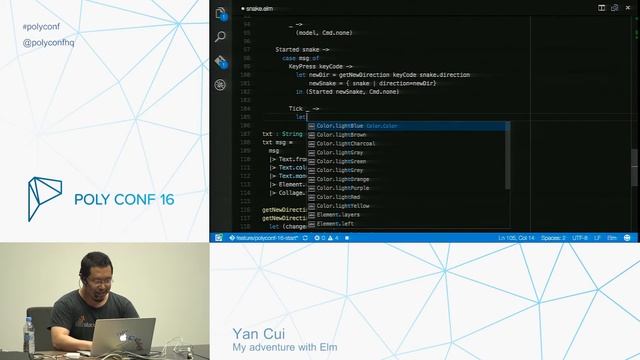 PolyConf 16: My adventure with Elm / Yan Cui смотреть онлайн