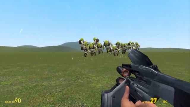Garrys Mod: Flying Shrek Army! смотреть онлайн