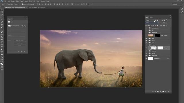 Photoshop Mini-Tutorial: Taking an Elephant for a Walk смотреть онлайн
