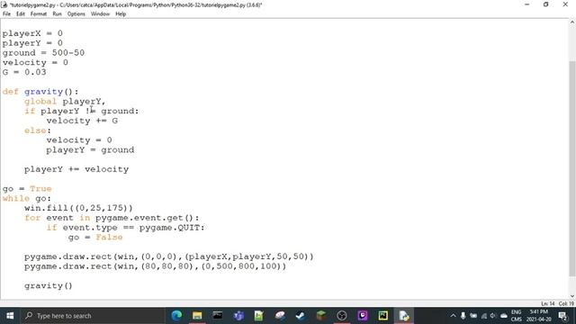Tutoriel Python - Physiques et collisions simples смотреть онлайн