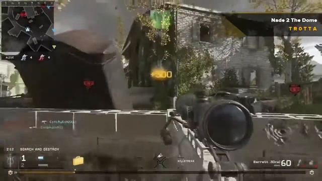 Insane Direct Impact Kill with a FRAG CoD: Modern Warfare Remastered смотреть онлайн