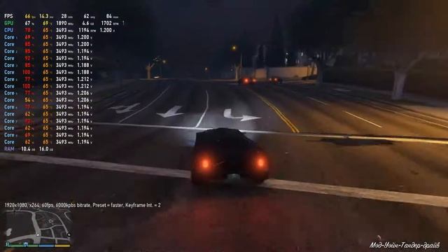 PALIT RTX 2080 SUPER GP OC 8GB: GTA V - x264 смотреть онлайн