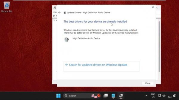 How to Fix Generic Audio Driver Windows 11