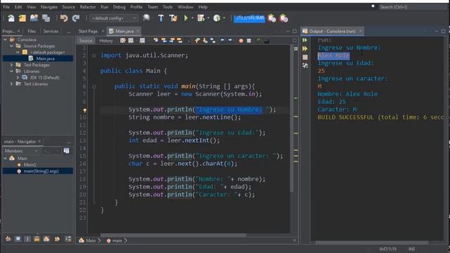 ?Curso de Java #06 - Entrada y Salida de Datos en java смотреть онлайн