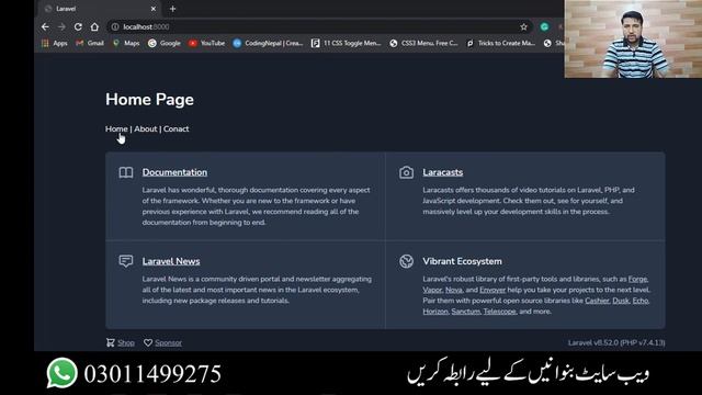 Laravel 8 URL, URL To Route - Laravel 8 tutorial from beginning to advance смотреть онлайн