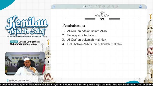 KEMILAU AQIDAH SALAF - Pembahasan Aqidah Imam Al-Bukhariy Rahimahullah #5 смотреть онлайн