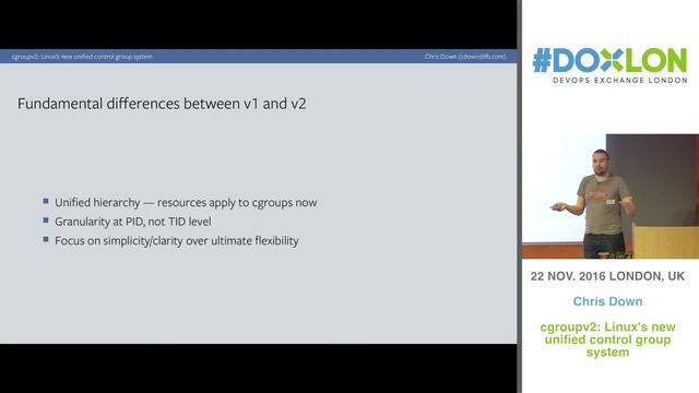 DOXLON November 2016 - cgroupv2 at Facebook смотреть онлайн