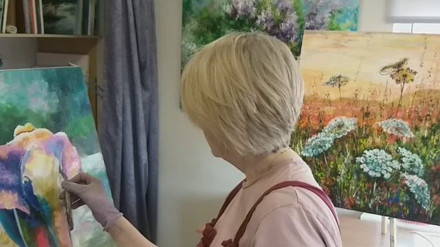 Кольцевая лампа для художника. Идеи, покупки. Влог смотреть онлайн