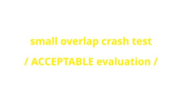 IIHS - 2013 Nissan Altima - Moderate Overlap /GOOD/ And Small Overlap /ACCEPTABLE/ Crash Test