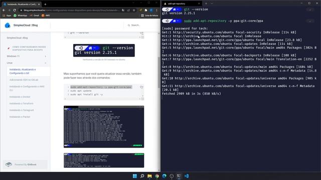 GIT - Instalação e Atualização смотреть онлайн