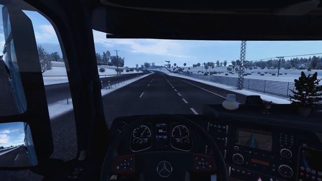 ETS2 Gameplay | Mercedes Benz Actros MP4 517 | Linköping SE to Stockholm SE | Quartz Sand 27t смотреть онлайн