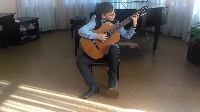 Г. Гарсиа "Этюд №5" Исполняет Никита Муравьёв (преп Чуркин А.И) смотреть онлайн