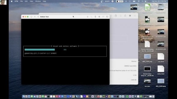 Install Linux Debian on MacBook Pro with M1 Chip