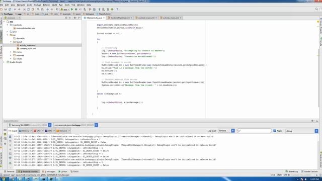 java server to android studio смотреть онлайн