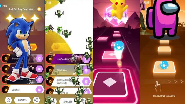 Sonic Exe - Dametu Cosita - Pikachu - Among Us | TilesHop