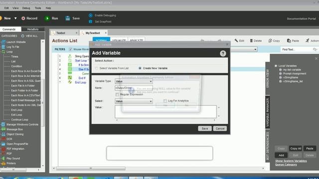 Automation Anywhere String Command | split command | List variable смотреть онлайн