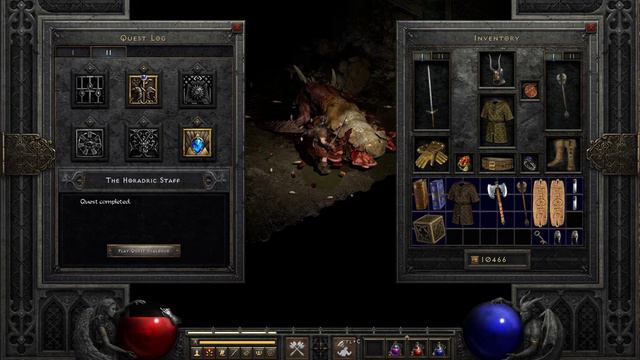 Diablo 2 Resurrected - Barbarian VS Duriel смотреть онлайн