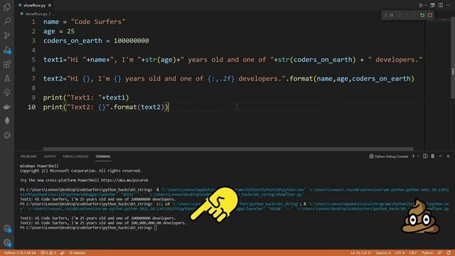 Mach dies - Nicht das | Von String zu F-String in 3 min смотреть онлайн