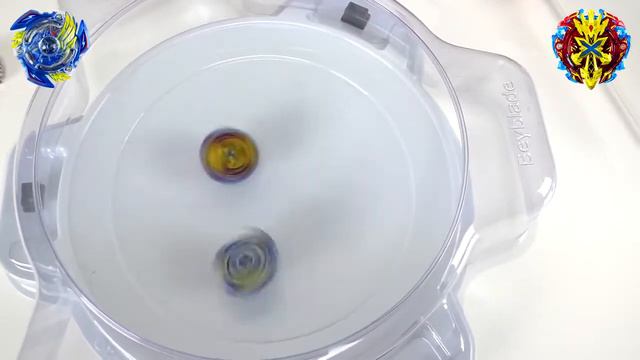 Beyblade Burst New Sword Launcher Blue Battle between Spriggan vs Longinus and Valkyrie vs Xcalibu смотреть онлайн