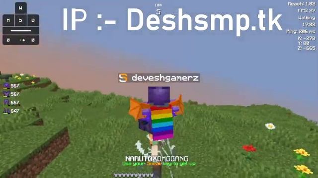 24/7 Public Smp / Server - Java + Pocket / Bedrock Edition | Minecraft Live | Devesh Gamerz смотреть онлайн