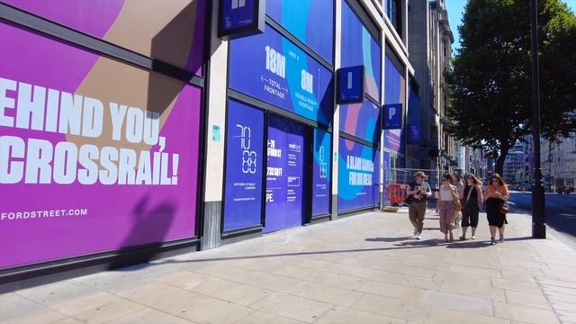 Oxford street to Piccadilly Circus London 2022 Walking tour (4K UHD) смотреть онлайн