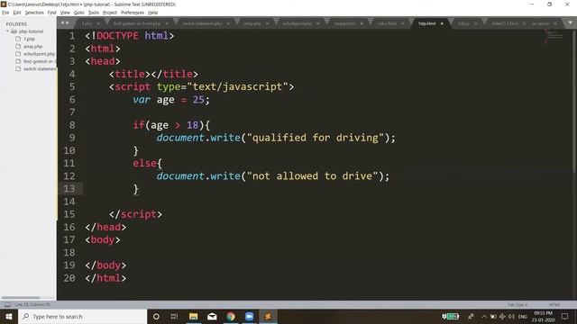 JavaScript - if...else Statement | loops in JavaScript | if...else if... statement | Complete Demo смотреть онлайн