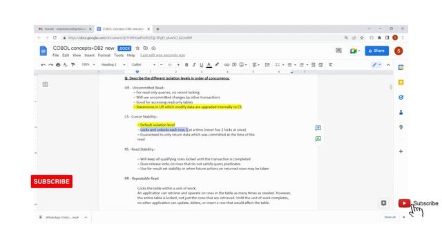 Db2 Isolation Level Interview Questions смотреть онлайн