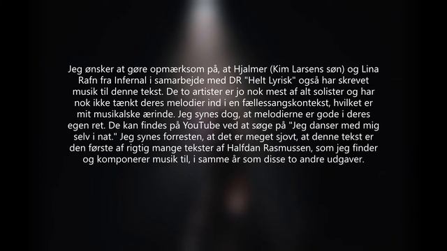 Jeg danser med mig selv i nat (Rasmussen & Bak Pedersen) - FÆLLESSANG смотреть онлайн
