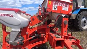 Сев подсолнечника по No till гибрид пионер 130.Первые отзывы  о работе сеялки гаспардо мтр 8