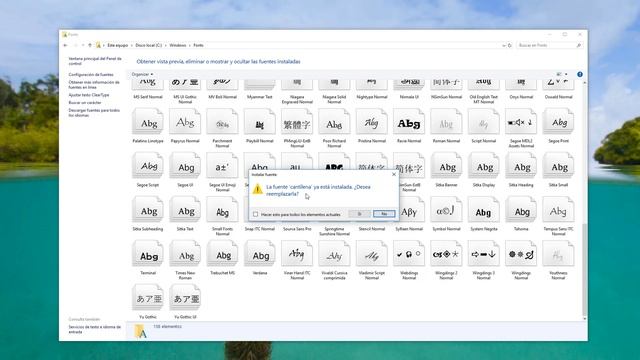 Instalar masivamente fuentes de letras en Windows 10 смотреть онлайн