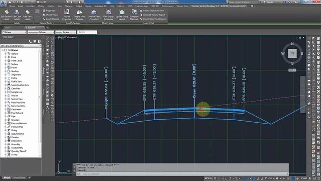 Add Cross Section Labels Edge of pavement, Shoulder, Daylight Section Slope in Civil 3d اردو & हिंद смотреть онлайн
