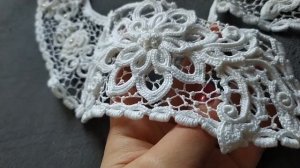 воротник Нежность крючком