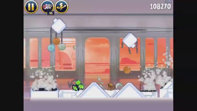 Angry Birds Star Wars - Boba Fett Mission B-8 - 3 Star Walkthrough смотреть онлайн