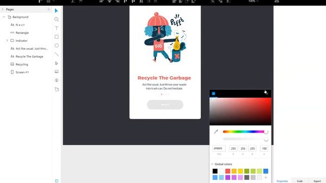 Design of Onboarding Screens in Lunacy смотреть онлайн