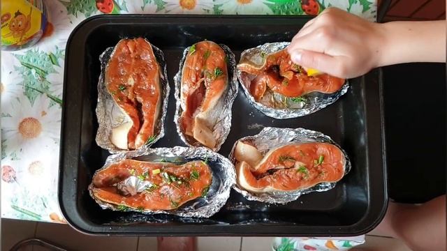 Кета в духовке за 1 час смотреть онлайн