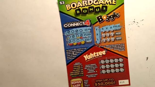 BoardGame Bonus | Connect 4 | Boggle | Yahtzee Instant Win Scratch Off Ticket смотреть онлайн