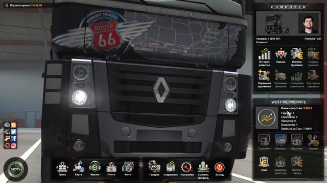 Прохождение Euro Truck Simulator 2 #2: Едем в сторону Венгрии смотреть онлайн