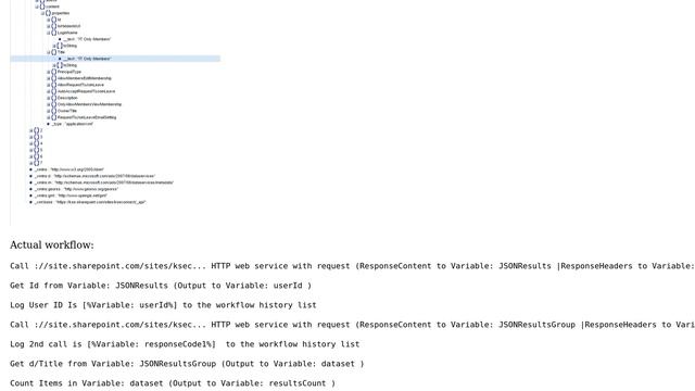 Sharepoint: extract group membership from JSON (SharePoint Designer) смотреть онлайн