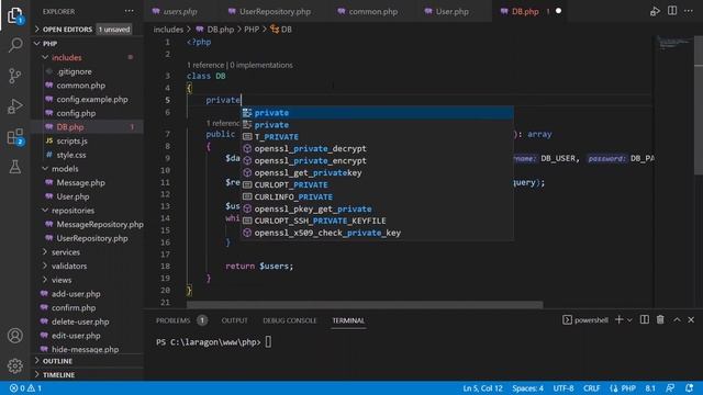 Clasa pentru Baza de Date - #24 I - PHP de la Zero смотреть онлайн