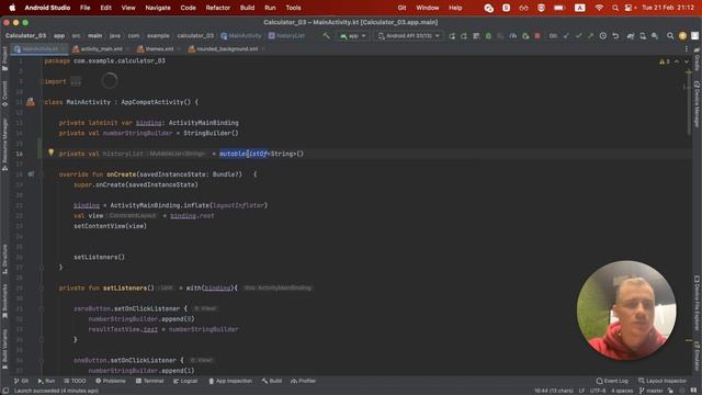 Android. Калькулятор. 22. Зберігаємо операцію в список для подальшого відображення смотреть онлайн