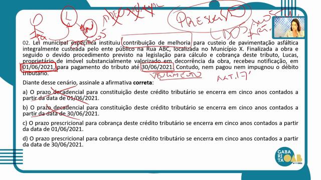 Direito Tributário - 1ª Fase da OAB смотреть онлайн