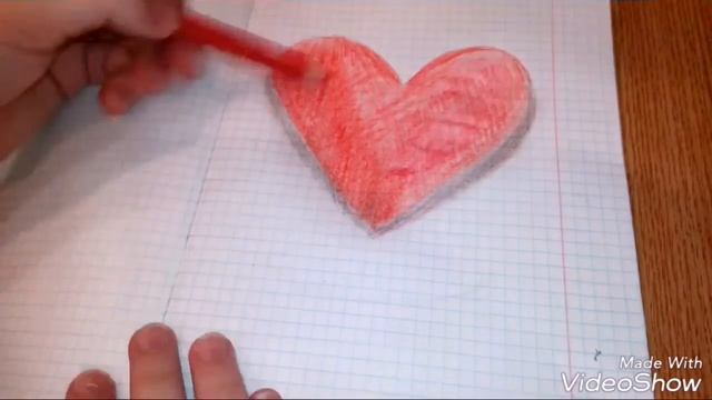 Как нарисовать сердце 3D ♥ смотреть онлайн