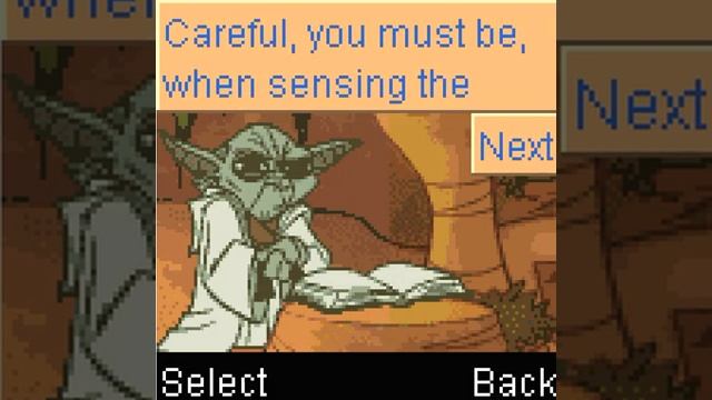 Star Wars: Ask Yoda (2005) - Gameplay (Java, KEmulator Lite) смотреть онлайн