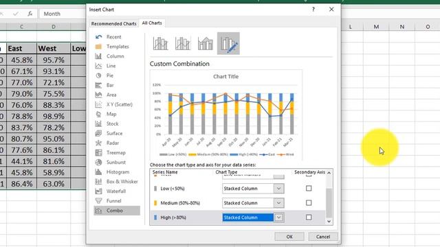 How to create Band Chart in Excel | Advance Excel Charts смотреть онлайн