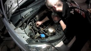 KIA Sportage II G4GC (Обслуживание ДВС) Замена цепи и натяжителя