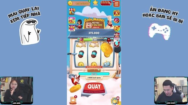 Coin Master - Trick tàu lượn siêu tốc chở gần 2K spin ra đảo смотреть онлайн