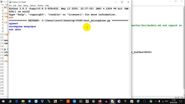 Распознавание речи на Python оффлайн смотреть онлайн